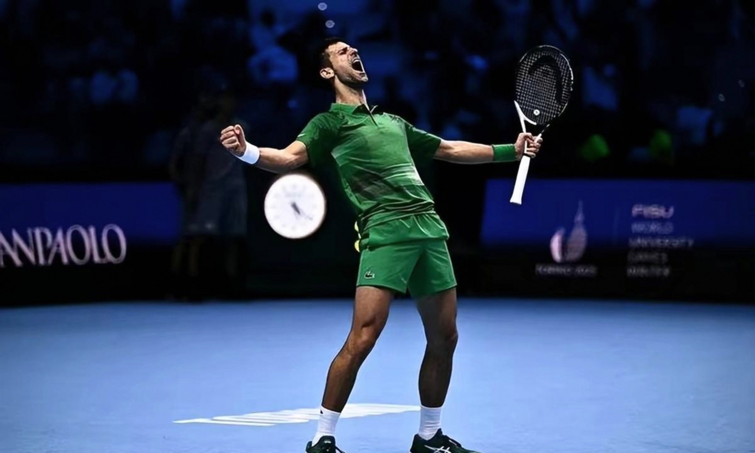 包含欧洲网球队轻取英国网球队，德约科维奇打破历史纪录的词条